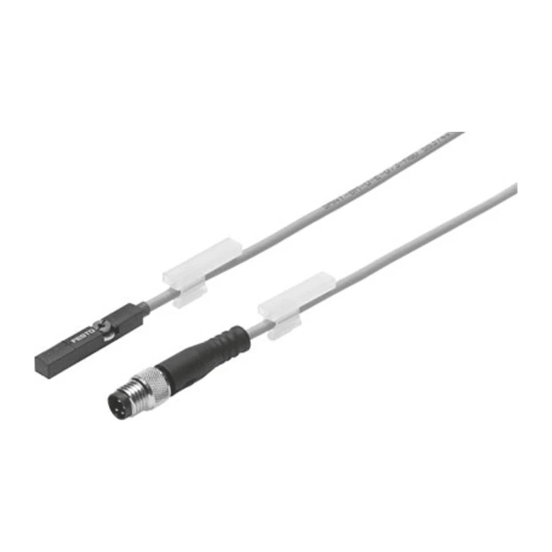 Festo Pneumatic Position Detector Cable with Plug IP65, IP68 30V dc Analogue Output SMAT-8M-U-E-0,3-M8D