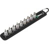 Wera 9-Piece 1/4 in Hexagon Socket Set, Drive Size 1/4 in, Overall Length 265mm, RoHS Compliant 05003884001