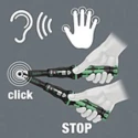 Wera Click Torque Wrench X 3 Model 05075653001, 20 to 100 Nm Torque Range, 9 x 12 mm Square Drive, 372 mm Length 05075653001