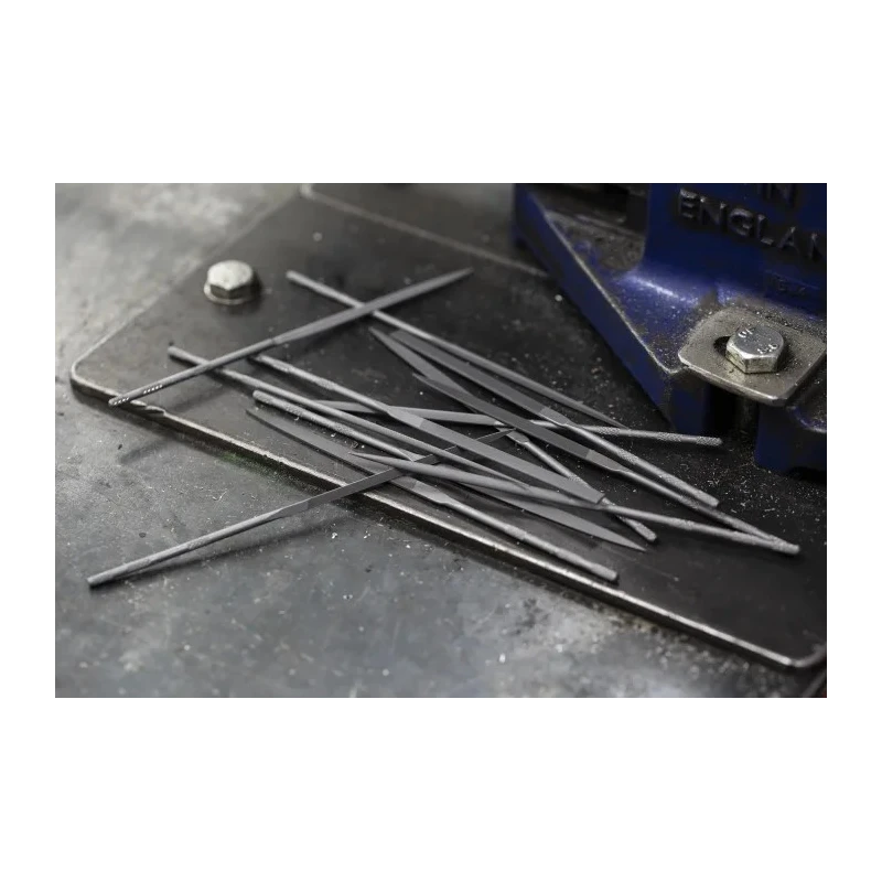 RS PRO 12-Piece 160 mm Second Cut Needle File Set VLA 2483-2