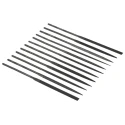 RS PRO 12-Piece 160 mm Second Cut Needle File Set VLA 2483-2