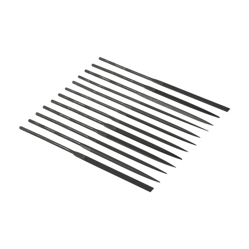 RS PRO 12-Piece 160 mm Second Cut Needle File Set VLA 2483-2