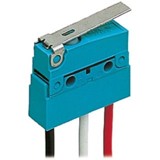 Panasonic Hinge Lever Micro Switch, Solder Terminal, 2A, 125 V ac, 30 V dc, SPDT, IP67 ABS161240