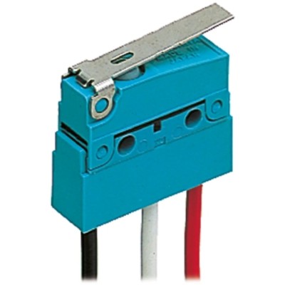 Panasonic Hinge Lever Micro Switch, Solder Terminal, 2A, 125 V ac, 30 V dc, SPDT, IP67 ABS161240
