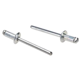 POP Steel Blind Rivet 4.8 mm Diameter, 9.3 mm Length, Plain Finish TSPD66BS-5C375