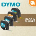 Dymo Black on Blue Label Printer Tape 12 mm Width 4 m Length S0721650