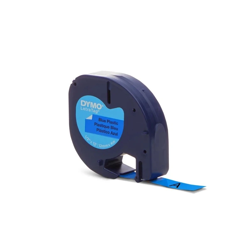 Dymo Black on Blue Label Printer Tape 12 mm Width 4 m Length S0721650