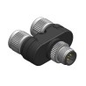 RS PRO Straight Circular Connector Adapter 5 M12 Male 5 M12 Female 175-2512