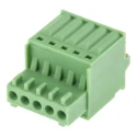 Phoenix Contact FK-MC 0.5/5-ST-2.5 Series Pluggable Terminal Block, 5-Contact, 2.5 mm Pitch, 20A, Polyamide Housing 1881354