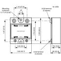 Crydom 1 Series Solid State Relay, 10 A Load, Panel Mount, 280 Vrms Load, 3 to 32V DC Control D2410PG