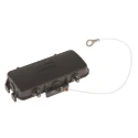 HARTING Protective Cover Metal Side Cable Entry 2 Contacts Han B Series 16B Grey 09300165425