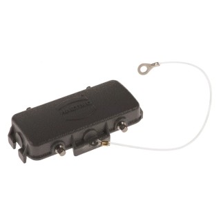 HARTING Protective Cover Metal Side Cable Entry 2 Contacts Han B Series 16B Grey 09300165425