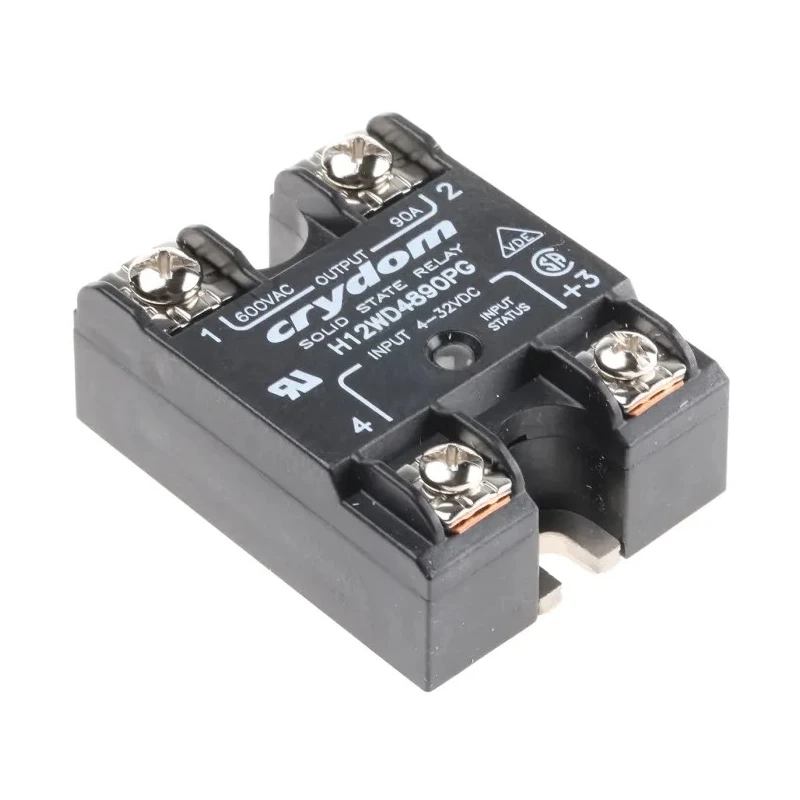 Crydom Solid State Relay Panel Mount, 90 A Load Current, 660 V AC Load, 32V Control H12WD4890PG