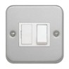 Contactum 13A 1 Gang Switched Fused Spur Steel Surface Mount White IP2X