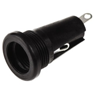 Bulgin 6.3A Panel Mount Fuse Holder 1P Pole for 5 x 20 mm Fuse 250V AC FX0296