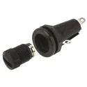 Bulgin 6.3A Panel Mount Fuse Holder 1P Pole for 5 x 20 mm Fuse 250V AC FX0296