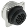 TE Connectivity Circular Connector Panel Mount Socket, 37 Contacts, Male, Standard Size, 600V, 13A, Thermoplastic 208471-1