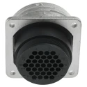 TE Connectivity Circular Connector Panel Mount Socket, 37 Contacts, Male, Standard Size, 600V, 13A, Thermoplastic 208471-1