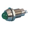 Marl Panel Mount LED Indicator Green 12.7 mm Mount Hole, Solder Tab Termination, IP67 Rated, 12V dc 514-114-21