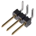 Molex C-Grid III Series Right Angle Through Hole Pin Header, 3 Contact(s), 2.54 mm Pitch, 1 Row, Unshrouded 90121-0763