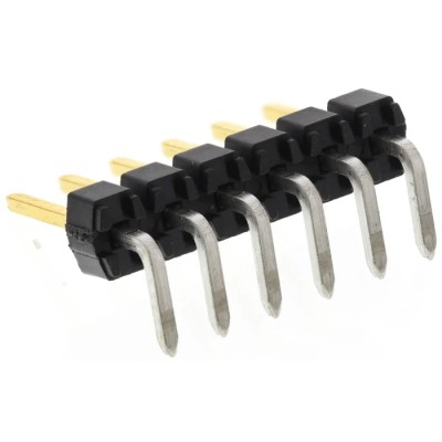 Molex C-Grid III Series Right Angle Through Hole Pin Header 6 Contacts 2.54 mm Pitch 1 Row Unshrouded 90121-0766