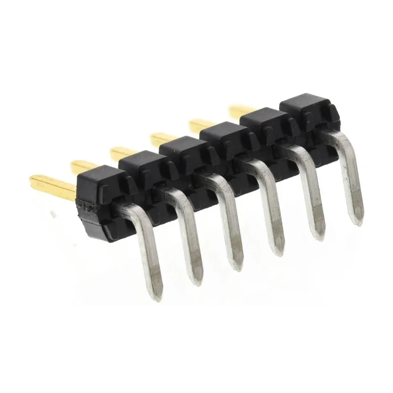 Molex C-Grid III Series Right Angle Through Hole Pin Header 6 Contacts 2.54 mm Pitch 1 Row Unshrouded 90121-0766