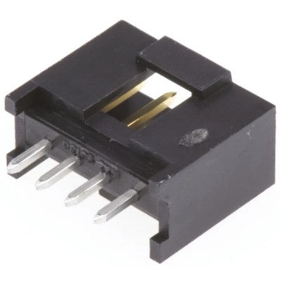 Molex C-Grid III Series Vertical Through Hole PCB Header, 4 Contact(s), 3A Current, 2.54 mm Pitch, 1 Row, Shrouded 90136-1204
