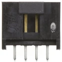 Molex C-Grid III Series Vertical Through Hole PCB Header, 4 Contact(s), 3A Current, 2.54 mm Pitch, 1 Row, Shrouded 90136-1204