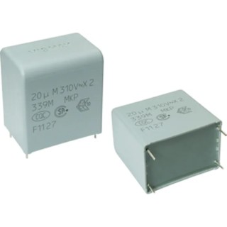 Vishay Polypropylene Capacitor X2, 220 nF, ±20 % Tolerance, 630 V dc 305 V ac, Radial Through Hole F339X242230MFM2B0