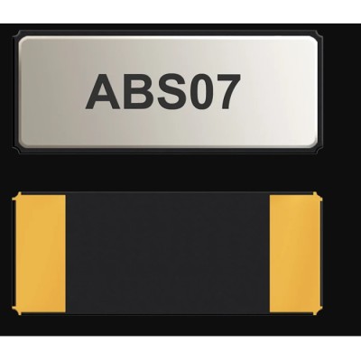 Abracon 32.768 kHz Crystal ±10 ppm Surface Mount 2-Pin 0.9 mm Height 3.2 mm Length 1.5 mm Width ABS07-166-32.768KHZ-T