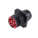 Souriau Sunbank by Eaton Industrial Circular Connector 9 Contacts Flange Plug Male IP68 Clipper Series CL1M2101