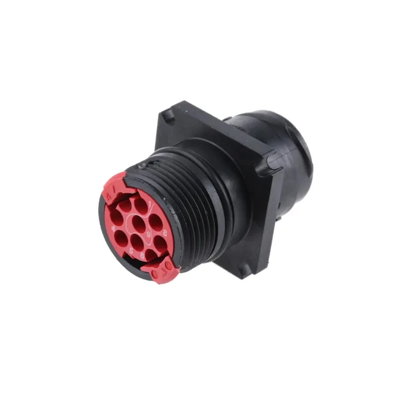 Souriau Sunbank by Eaton Industrial Circular Connector 9 Contacts Flange Plug Male IP68 Clipper Series CL1M2101
