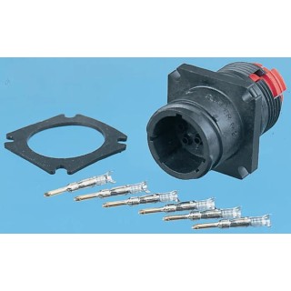 Souriau Sunbank by Eaton Industrial Circular Connector, 18 Contacts, Flange Mount, Plug Male, IP68 Rated CL1M3101
