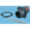 Souriau Sunbank by Eaton Industrial Circular Connector, 18 Contacts, Flange Mount, Plug Male, IP68 Rated CL1M3101