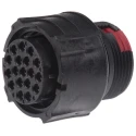Souriau Sunbank by Eaton Circular Connector 18 Contacts Cable Socket Female IP67 Clipper CL1F3101