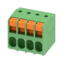 Phoenix Contact TDPT 2.5/ 4-SP-5.08 Series Straight Wave Soldering Mount PCB Terminal Block, 4 Contacts, 5.08 mm 1017505