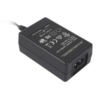 RS PRO 18W 15V DC Output Regulated AC-DC Converter Power Supply with 2.1 x 5.5 x 12 mm Centre Positive Right Angle 175-3269