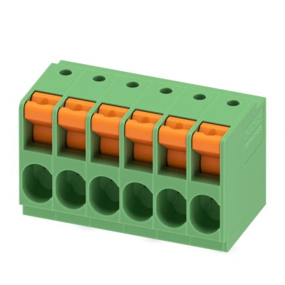 Phoenix Contact PCB Terminal Block TDPT 4/6-SP-6.35-ZB Series 6-Contact 6.35 mm Pitch Wave Soldering Mount 1017525