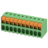 Phoenix Contact PCB Terminal Block TDPT 2.5/ 10-SP-5.08 Series, 10-Contact, 5.08 mm Pitch, Wave Soldering Mount, 400 1017511