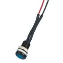 Oxley Panel Mount Indicator OXL/CLH/63 Series, Silver Bezel, IP66 Rated, 13.5mm Length 