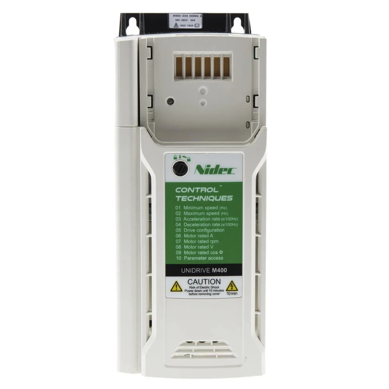 Control Techniques Inverter Drive 1 Phase Panel Mount Vector Control 750 W 240V AC 4.2 A M400-01200042A10100AB100