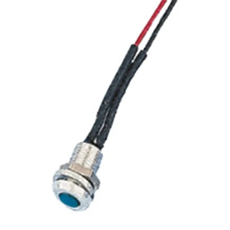 Oxley Panel Mount Indicator OXL/CLH/63 Series LED Indicator IP66 Silver Bezel 13.5mm Mount Hole Size 6.4mm 