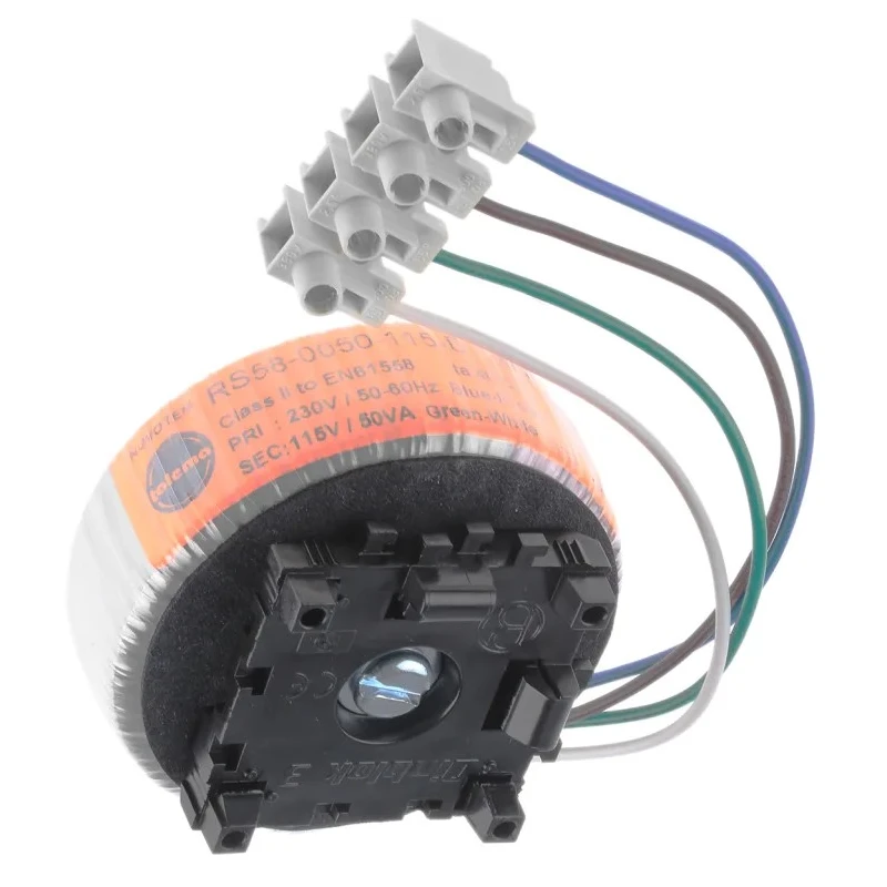 Nuvotem Talema Toroidal Transformer 230 V ac Primary 115 V ac Secondary 1 Output 50 VA 58-0050-115-D