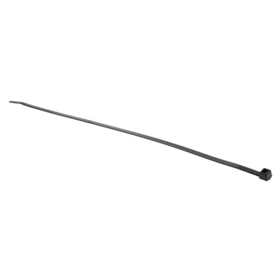 HellermannTyton Cable Tie, Inside Serrated, 300 mm Length x 4.7 mm Width, Black Polyamide 66, UV 111-08290 T80I-PA66W-BK