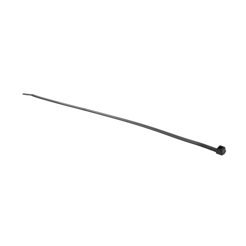 HellermannTyton Cable Tie, Inside Serrated, 300 mm Length x 4.7 mm Width, Black Polyamide 66, UV 111-08290 T80I-PA66W-BK