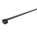 HellermannTyton Cable Tie, Inside Serrated, 300 mm Length x 4.7 mm Width, Black Polyamide 66, UV 111-08290 T80I-PA66W-BK