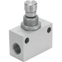 Festo GR Series Flow Controller Flow Valve Aluminium Alloy Body 2 bar Max Operating Pressure GR-M5-B