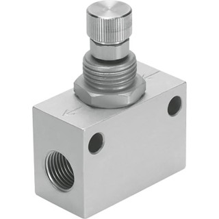 Festo GR Series Flow Controller Flow Valve Aluminium Alloy Body 2 bar Max Operating Pressure GR-M5-B