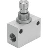 Festo GR Series Flow Controller Flow Valve Aluminium Alloy Body 2 bar Max Operating Pressure GR-M5-B