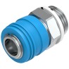 Festo Brass Pneumatic Quick Connect Coupling 1/2 in Male G Thread 10mm Hose Barb KD4-1/2-A
